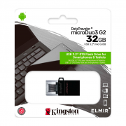 Флешка Kingston 32GB Data Traveler MicroDuo3 USB3.2/microUSB (DTDUO3G2/32GB)