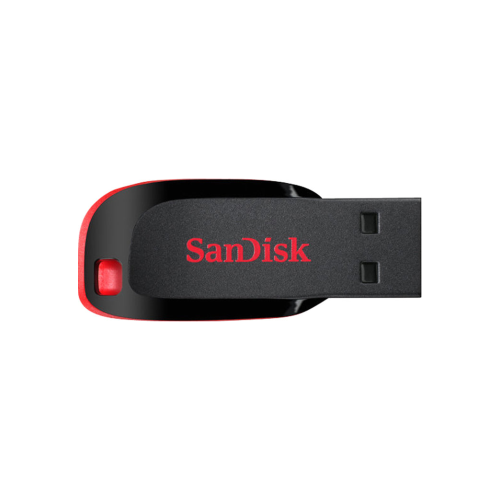 Флешка USB SanDisk 64GB Cruzer Blade (чёрная)
