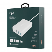 Сетевое зарядное устройство Vipe PowerStation 75W, белый, фото 4 из 4