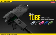Фонарик брелок NiteCore Tube с встроенной зарядкой micro-USB, фото 3 из 13