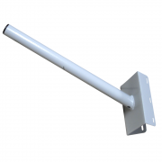 Кронштейн для уличного фонаря, на опору, труба 38 мм, белый