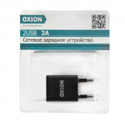 Сетевое зарядное устройство Oxion 2 USB 2A