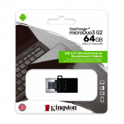 Флешка Kingston 64GB Data Traveler MicroDuo3 USB3.2/microUSB (DTDUO3G2/64GB)