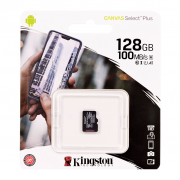 Карта памяти MicroSD Kingston 128Gb Class 10 Canvas Select Plus UHS-I U1 A1 (100Mb/s)