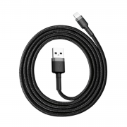 Кабель Micro USB2.0 Baseus Cafule - Micro 2A 2м серый + черный