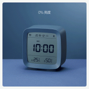 Часы с термометром Xiaomi Qingping Bluetooth Smart Alarm Clock, голубые (CGD1), фото 3 из 4