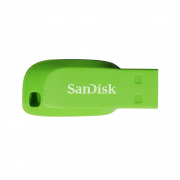 Флешка USB SanDisk 32GB Cruzer Blade (зеленая)