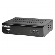 Ресивер LUMAX DV-3218 HD (DVB-T2, DVB-C, Wi-Fi, обуч. пульт)